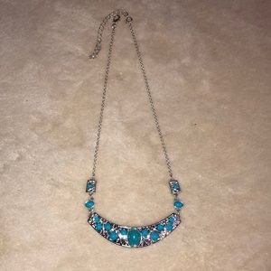 Faux Turquoise Necklace